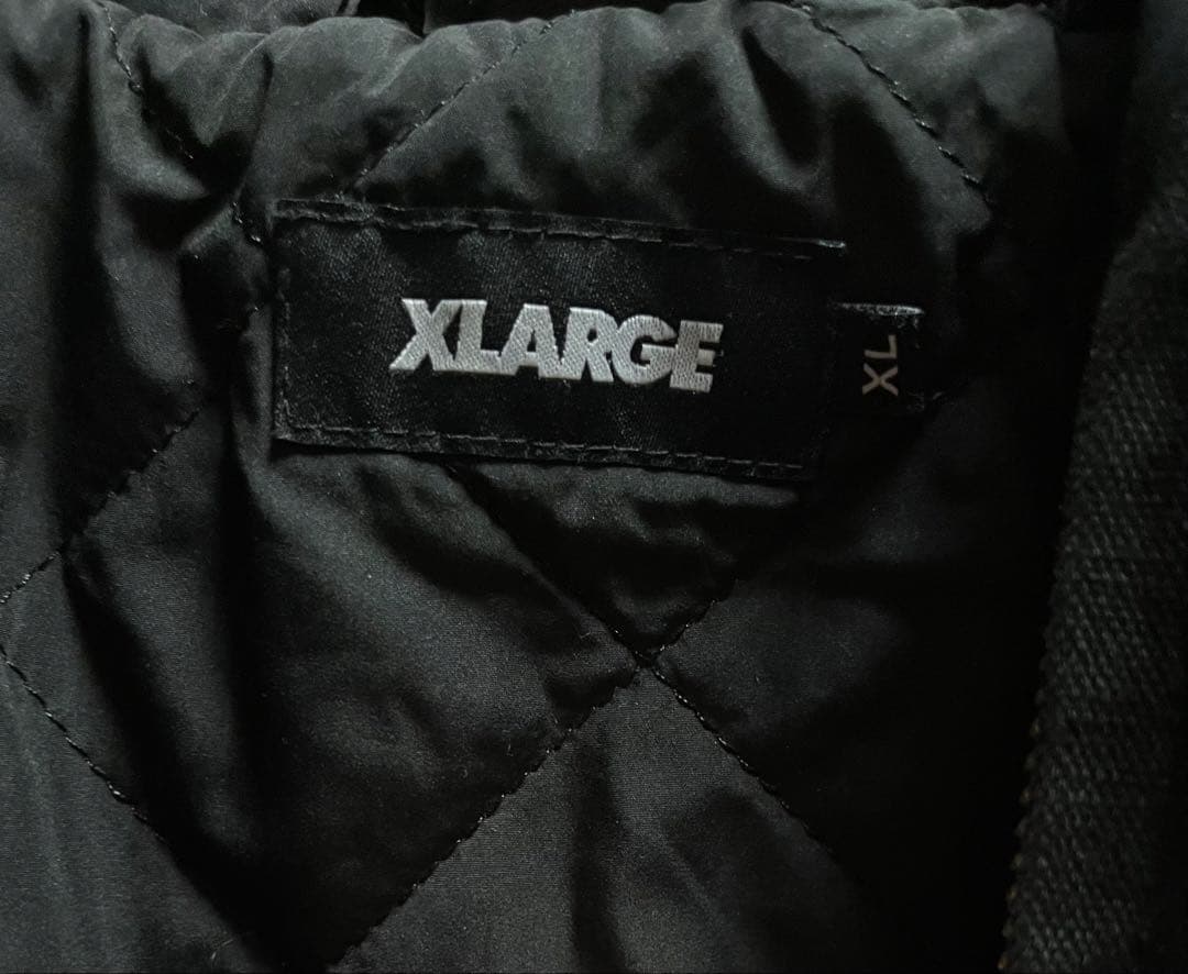XLARGE フード付きナイロンジャケット XL 黒
