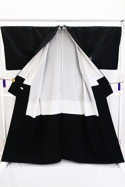 ★専用★未使用品 訪問着 大島紬 染大島 黒 葡萄 身丈161cm 正絹 お洒落