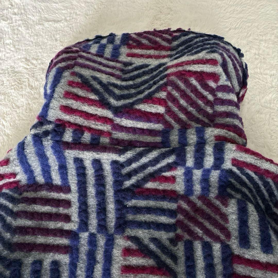 美品 近年✨イタリア製 コイビトミサキ 立体デザイン ウール ロング コート