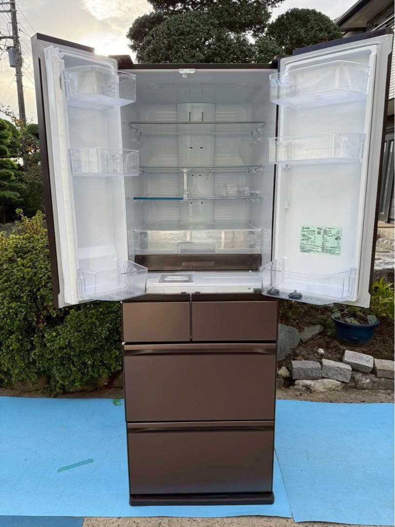 【三菱 2022年製・547L】6ドア冷蔵庫 MR-WZ55H-XT 高級