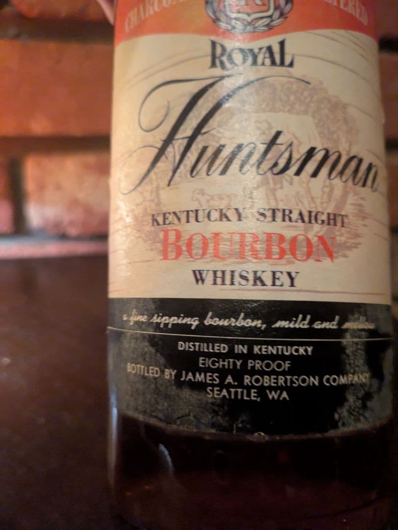 希少　古酒　ロイヤルハンツマン　 Bourbon Whiskey