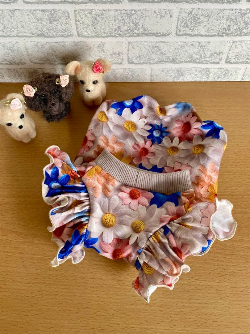 犬服 タンクトップ(M) ꒡̈⃝Lily꒡̈⃝ハンドメイド