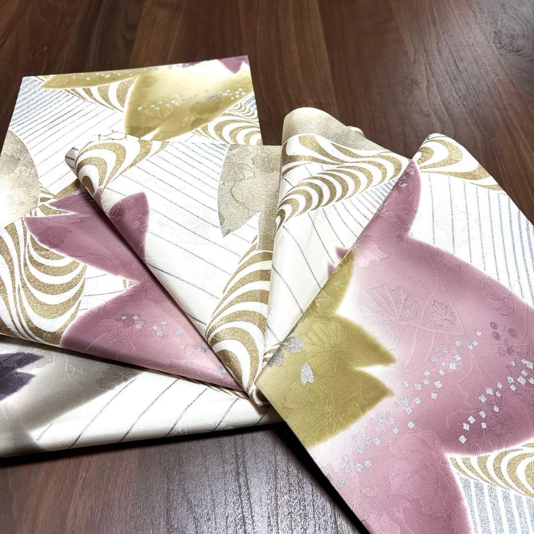 ここさぶた　正絹　袋帯【一期一会】《花》　丹後織物