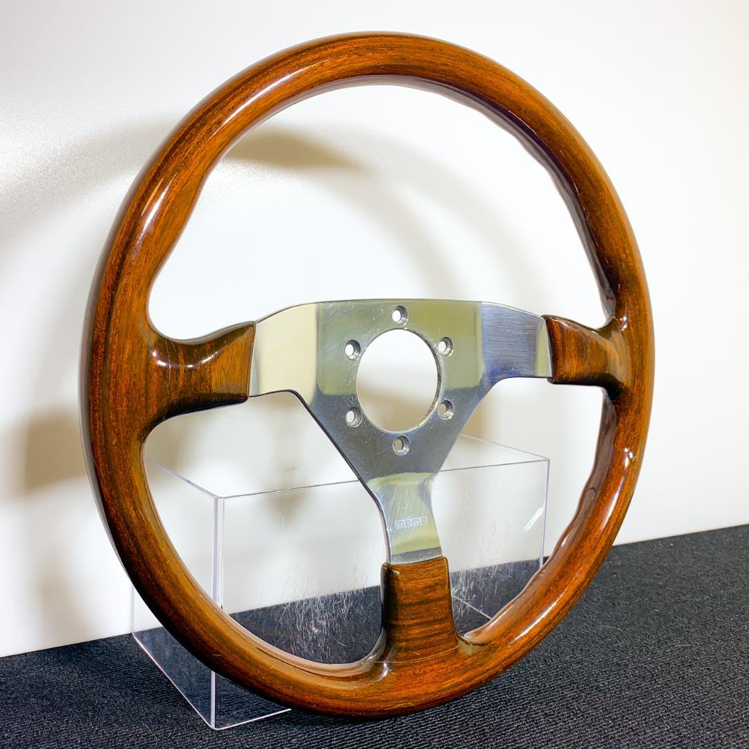 MOMO モモ ヴェローチェ ウッドステアリング 35cm ダークウッド