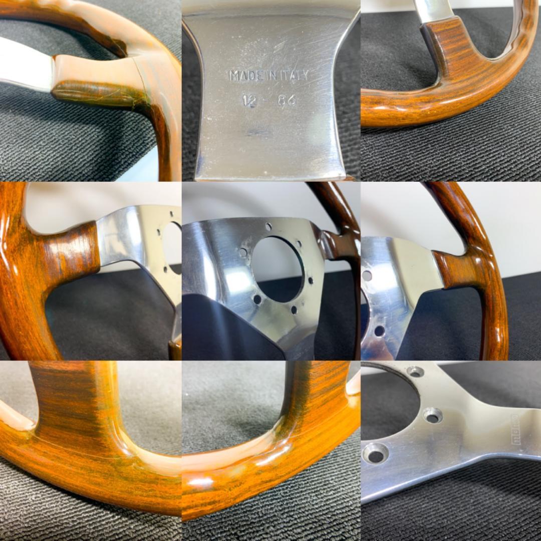 MOMO モモ ヴェローチェ ウッドステアリング 35cm ダークウッド