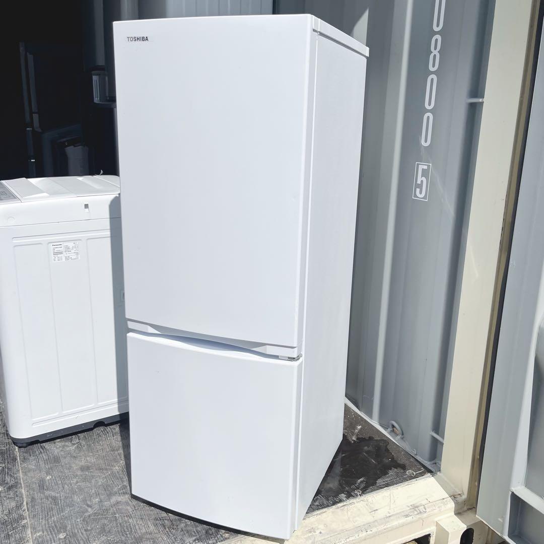312取付無料！東芝シンプルホワイトインテリア 2024年製冷蔵庫！洗濯機