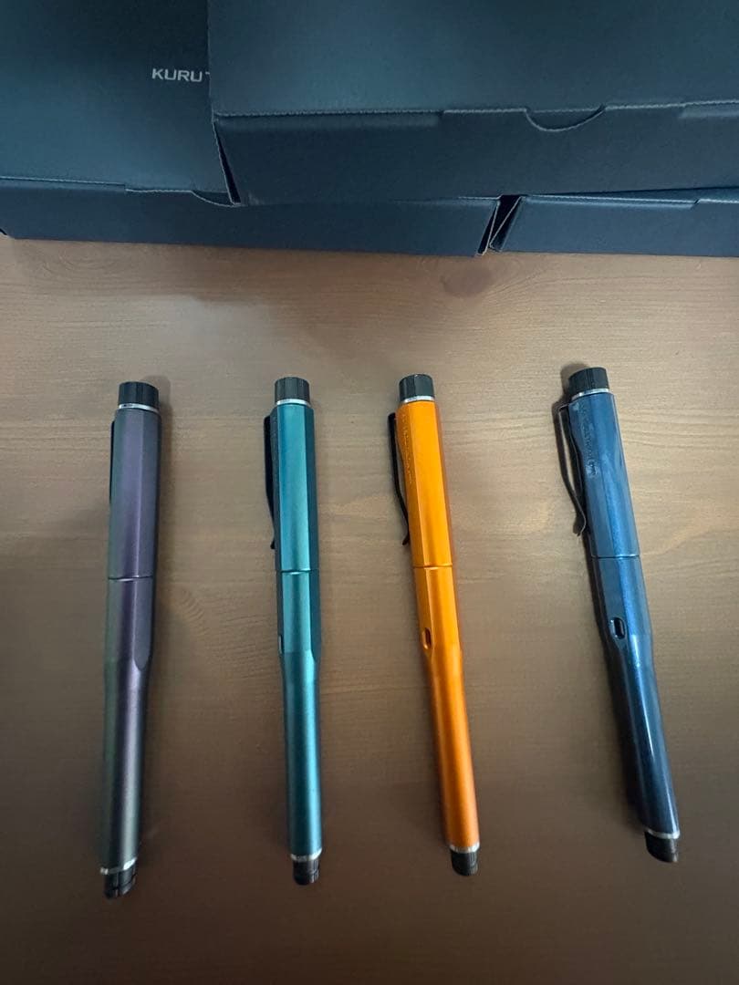 クルトガダイブ4色セット KURUTOGA DIVE 三菱鉛筆