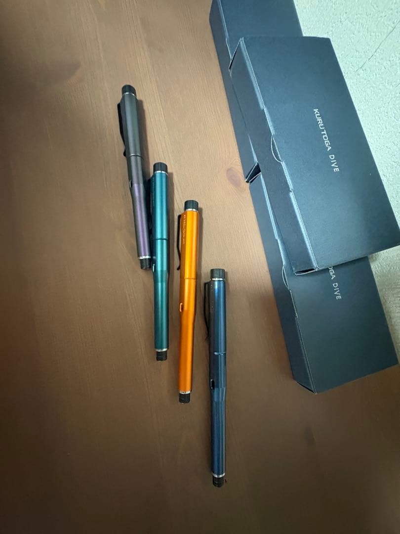 クルトガダイブ4色セット KURUTOGA DIVE 三菱鉛筆