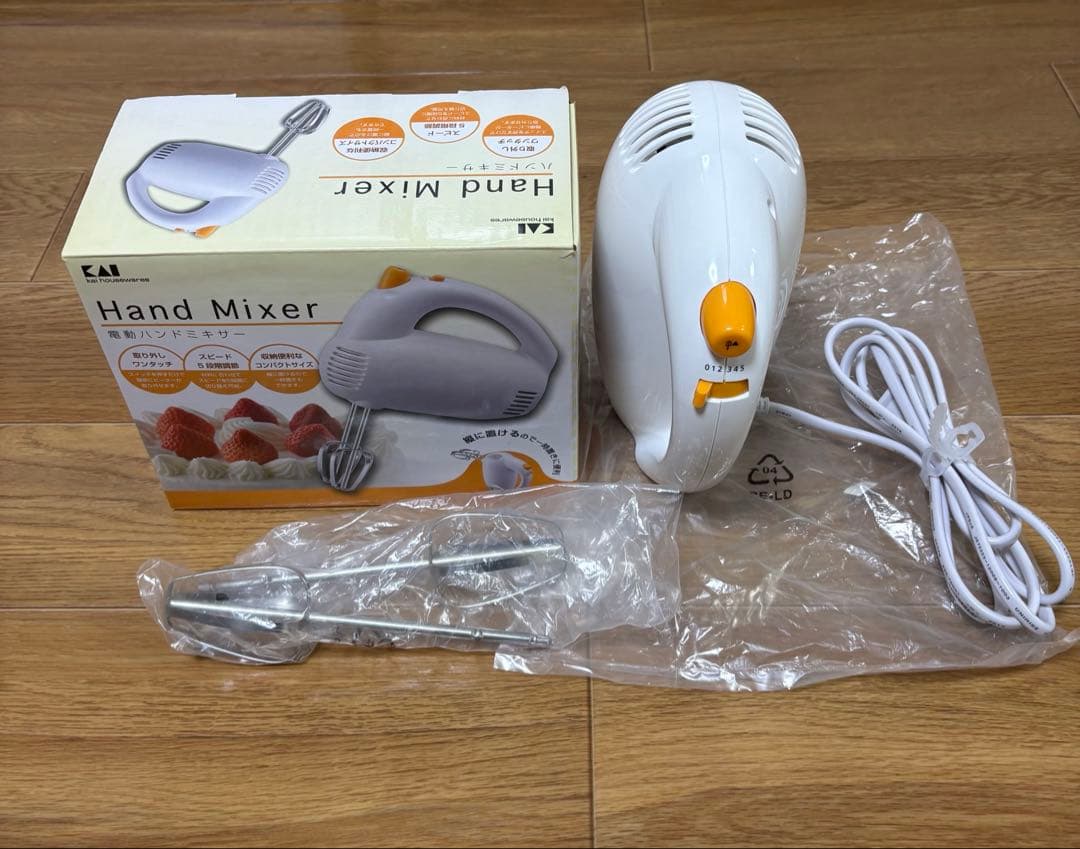 たこ焼き器、フードプロセッサー、電動ハンドミキサー