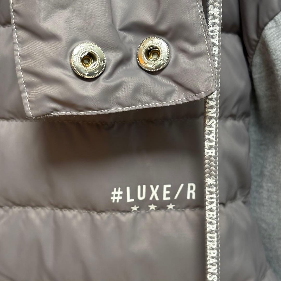 ラグジュ　LUXE/R ジャケット ダウン　2way フード脱着　切り替え