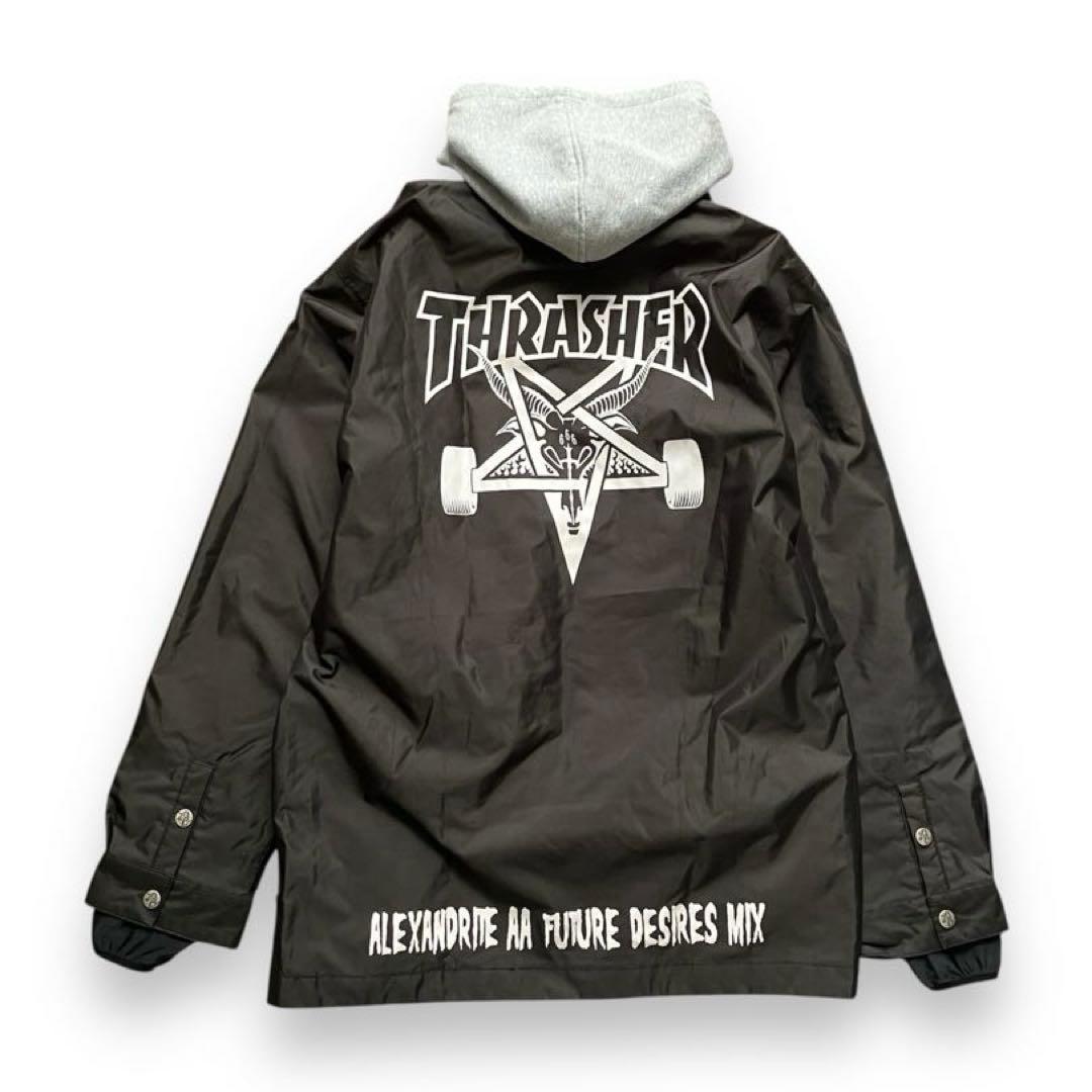 THRASHER AA HARDWEAR スノーボードジャケット ブラック