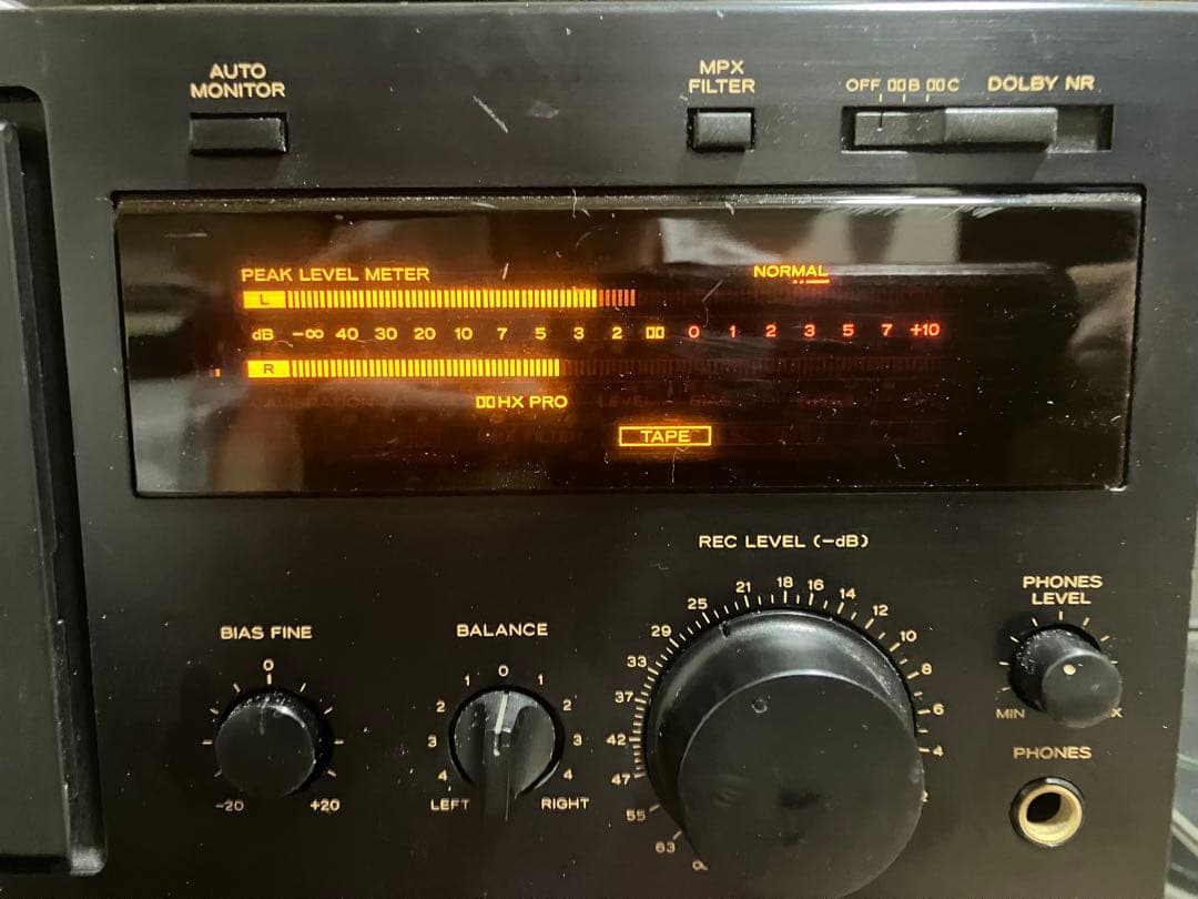 【動作品】TEAC・V-3000／ステレオカセットデッキ