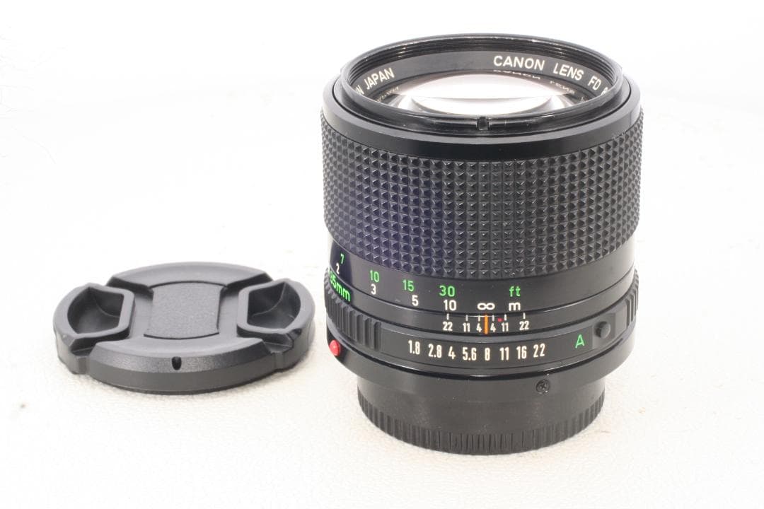 作例あり☆【整備済・完動品】CANON New FD 85mm f1.8