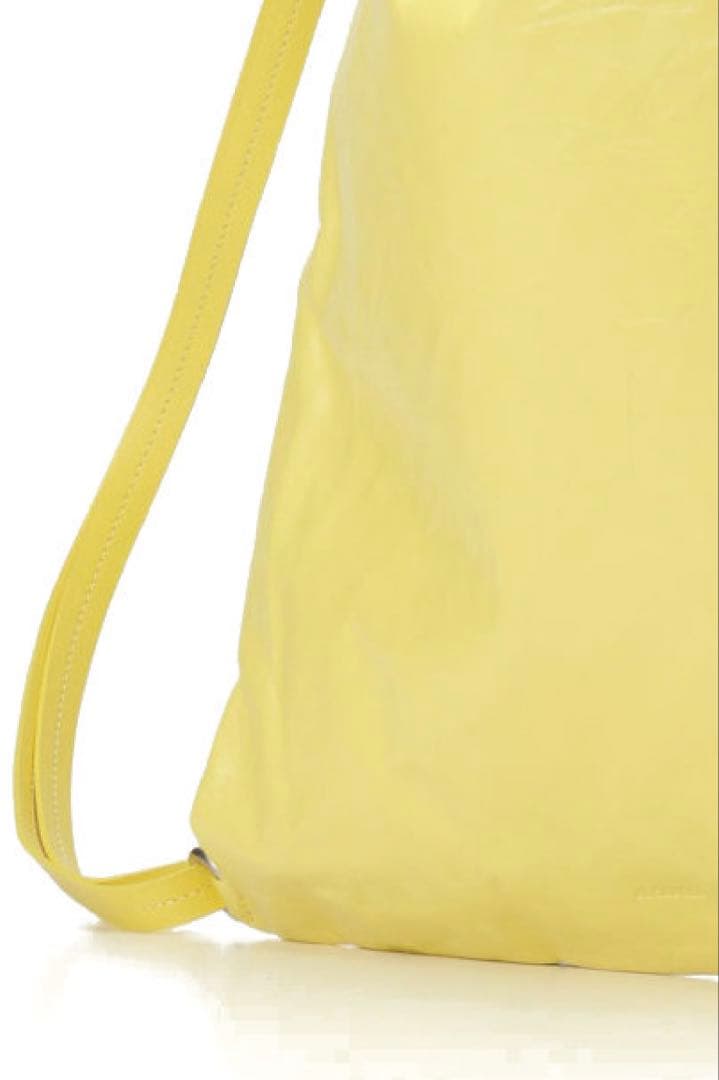 バッグ JIL SANDER Drawstring Bag pastel yellow