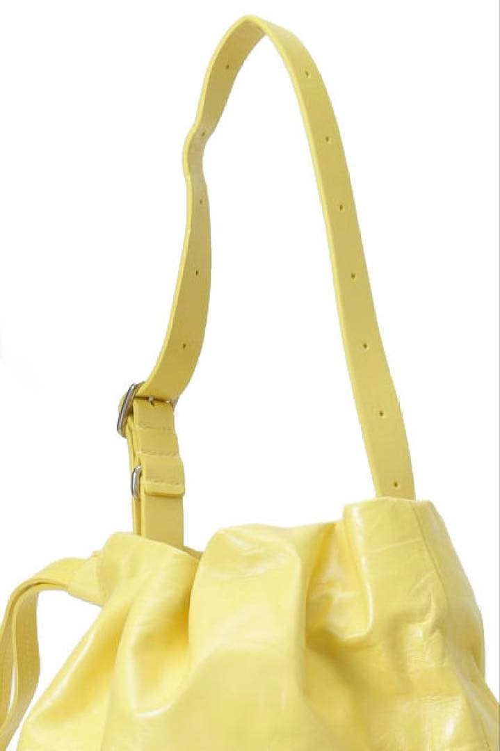 バッグ JIL SANDER Drawstring Bag pastel yellow