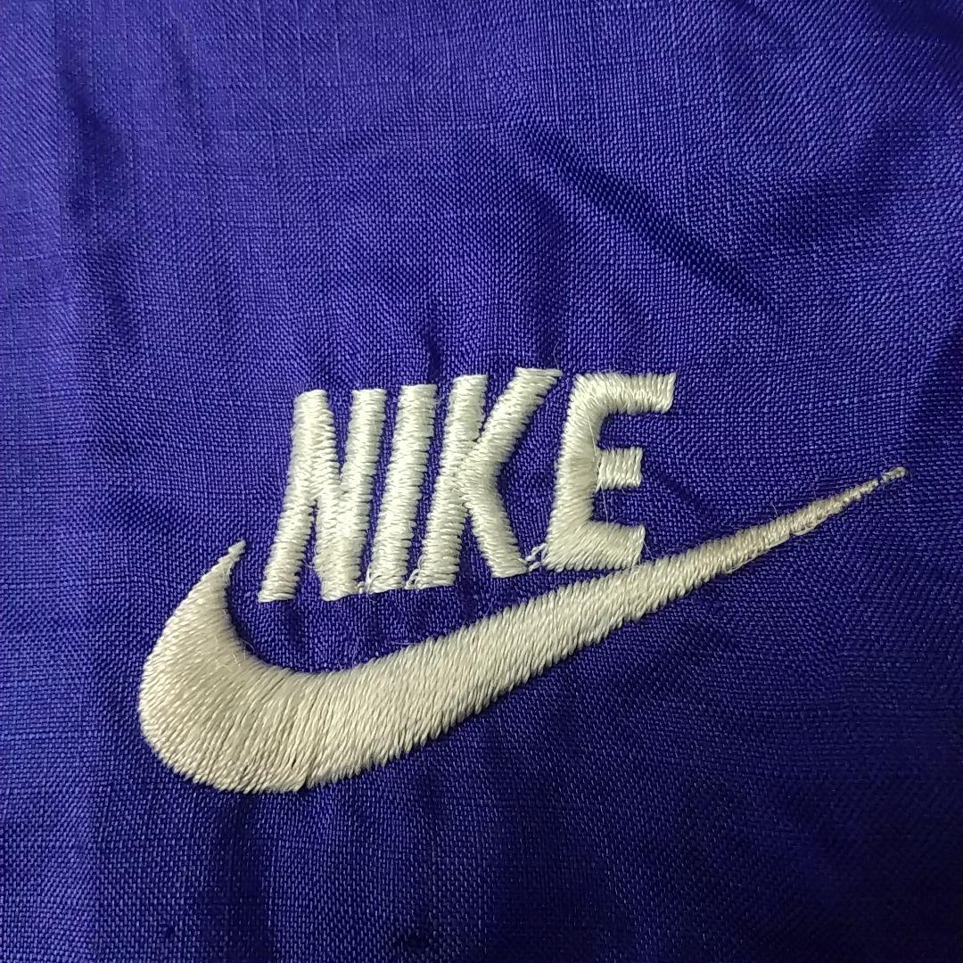 希少☆90s ナイキ 刺繍ロゴ ナイロンジャケット L～XL マルチカラー