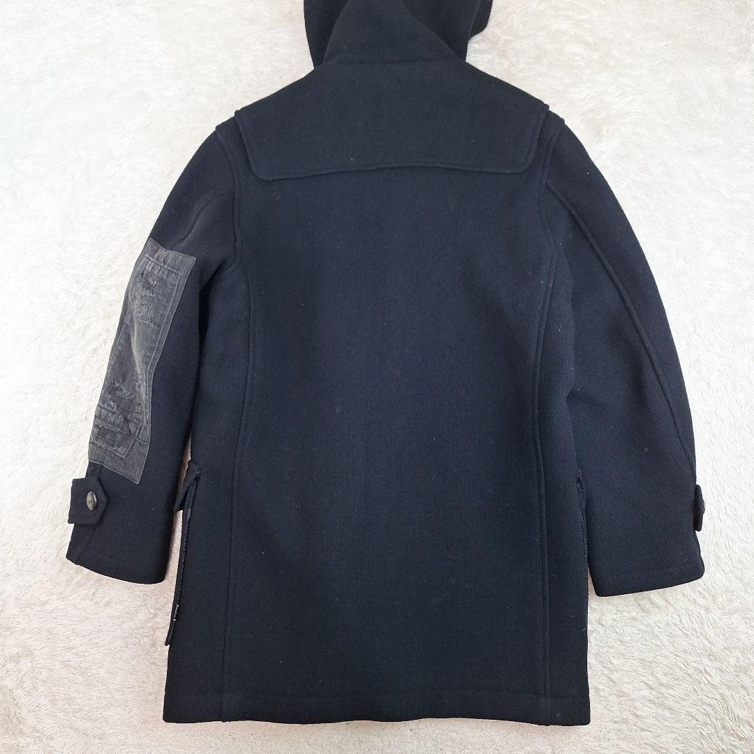 ヒステリックグラマー　デニムドッキング　ダッフルコート　ブラック　M