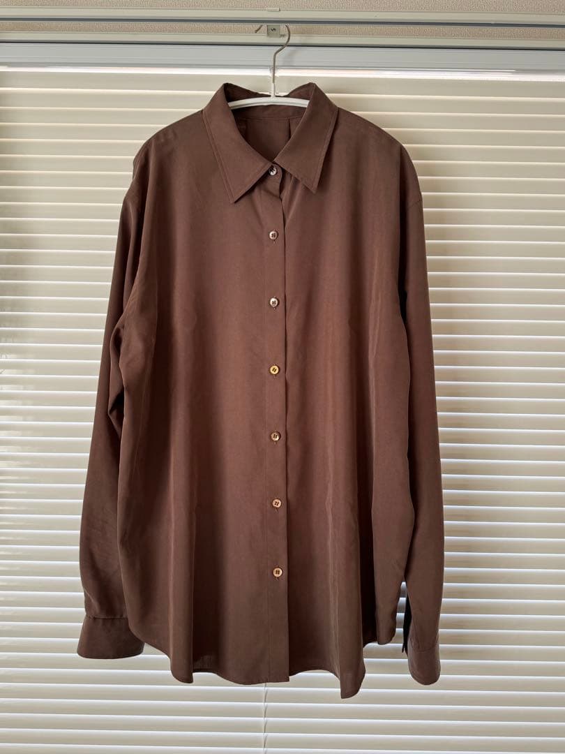 専用　Plage Sway Back Tuck シャツ ブラウン