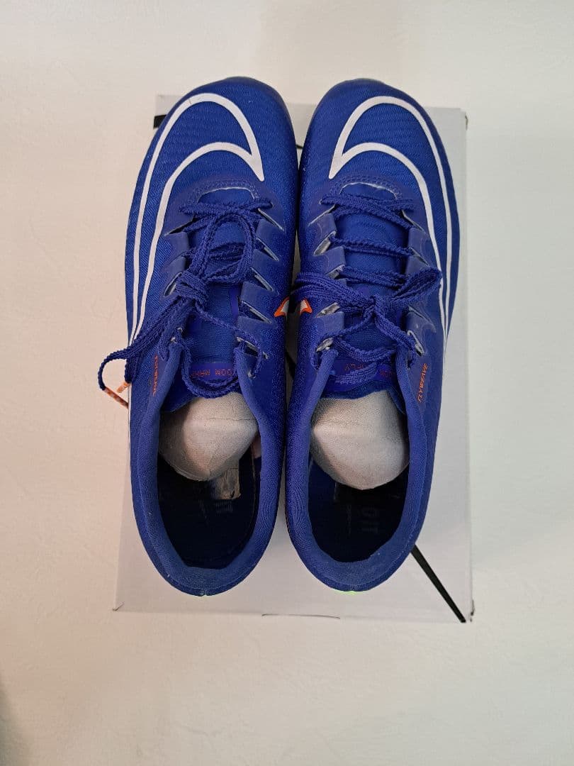 Nike Zoom マックスフライスパイクシューズ 青24.5cm