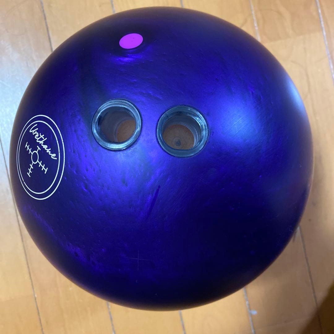 パープルパールウレタン ボウリングボール 紫