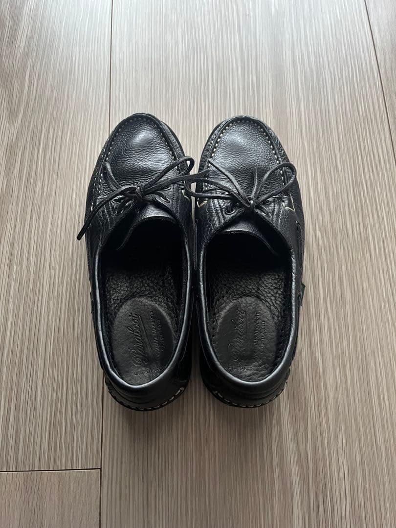 mmm　UNITED ARROWS別注 シボ革 パラブーツデッキシューズ