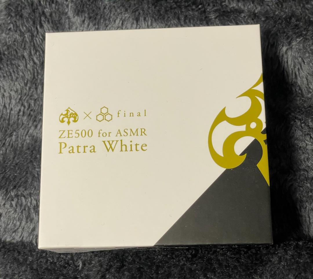 イヤホン final ZE500 for ASMR Patra White