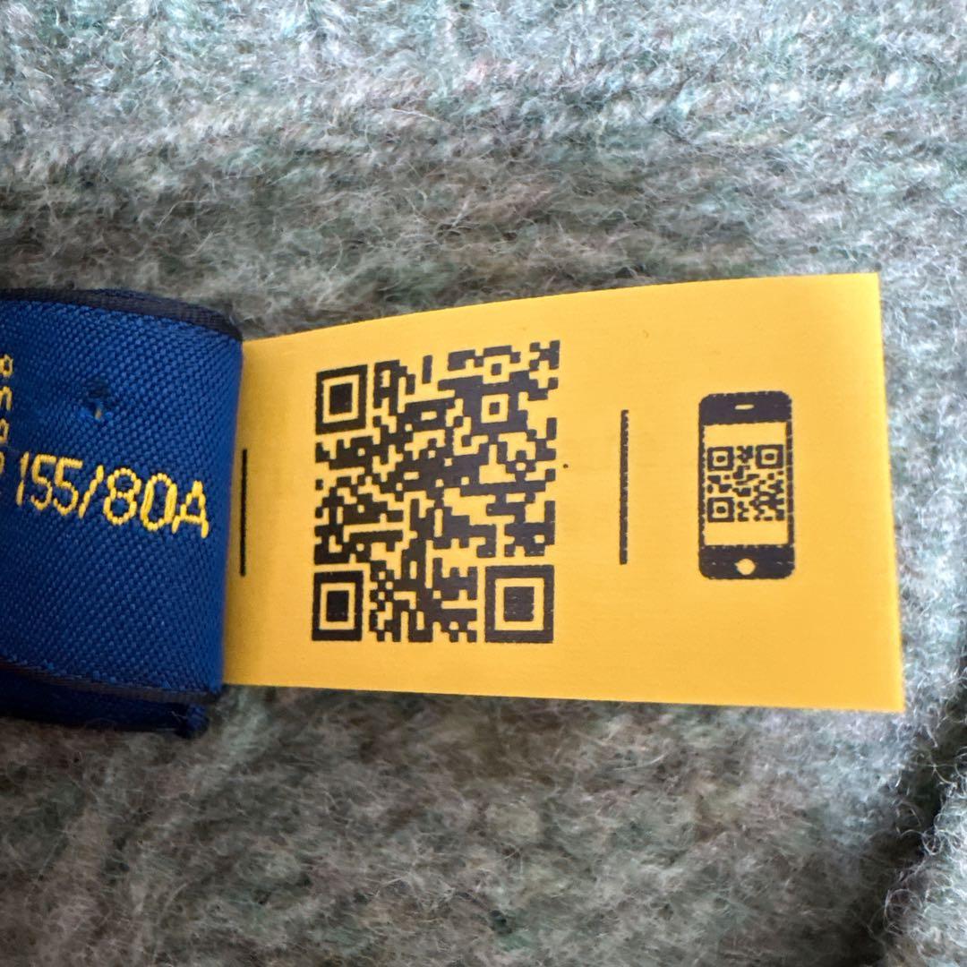 現行 RALPH LAUREN ラルフローレン ケーブル カシミヤ カーディガン