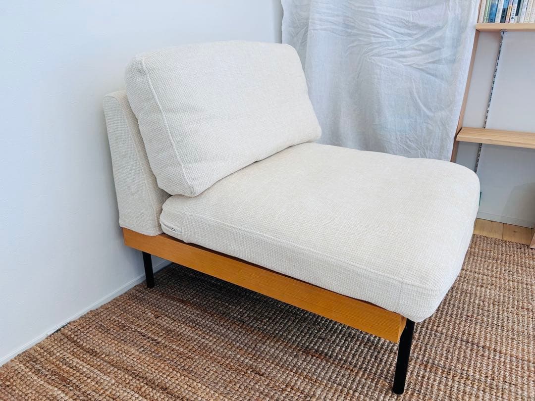 VENTOTA 1人掛けソファ Delos アイボリー