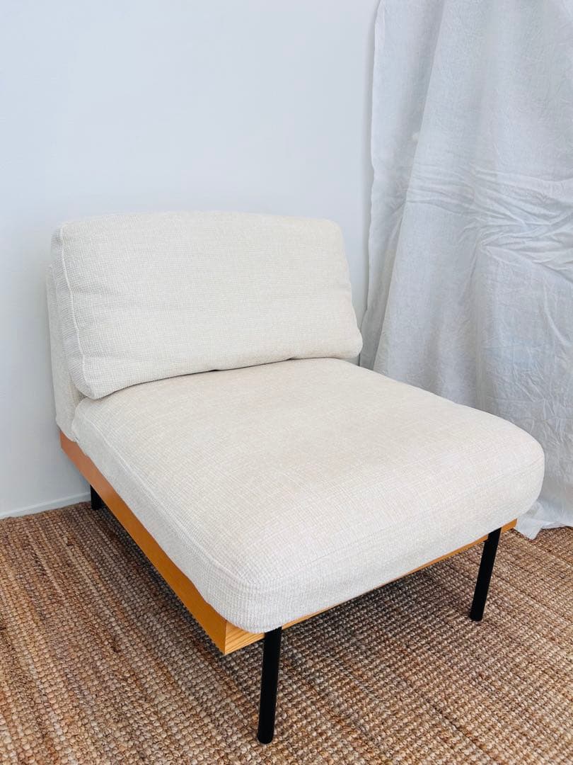 VENTOTA 1人掛けソファ Delos アイボリー