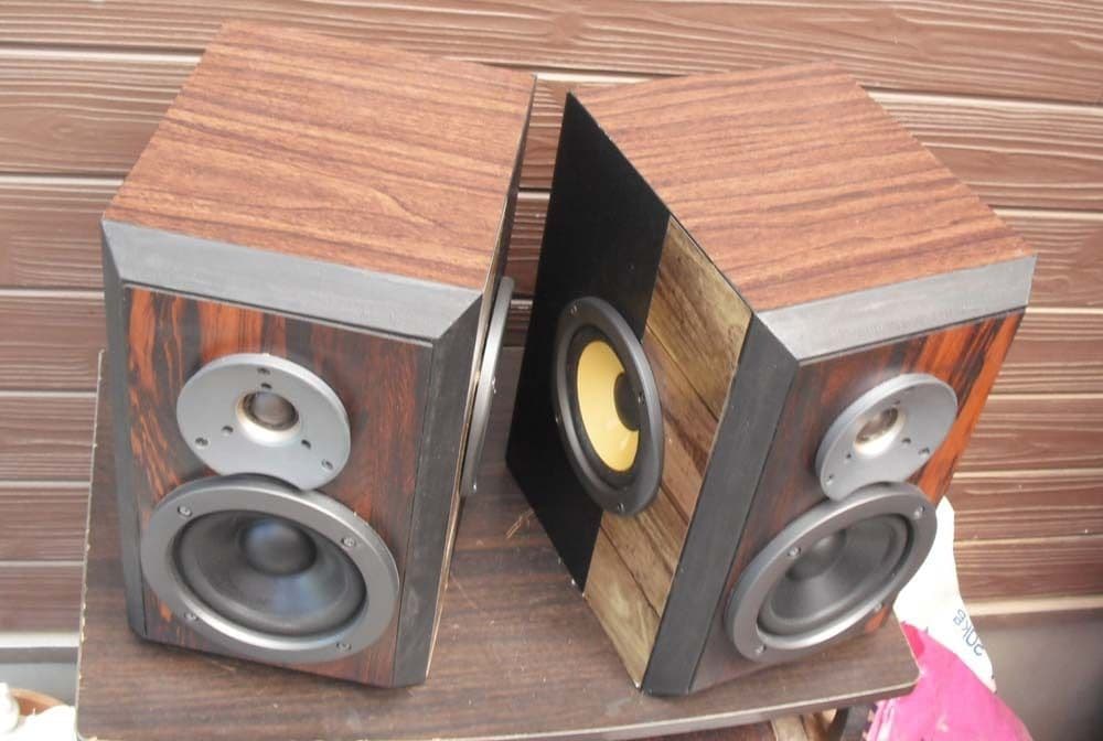 改造スピーカー ダブル ウーファ バナナプラグ対応