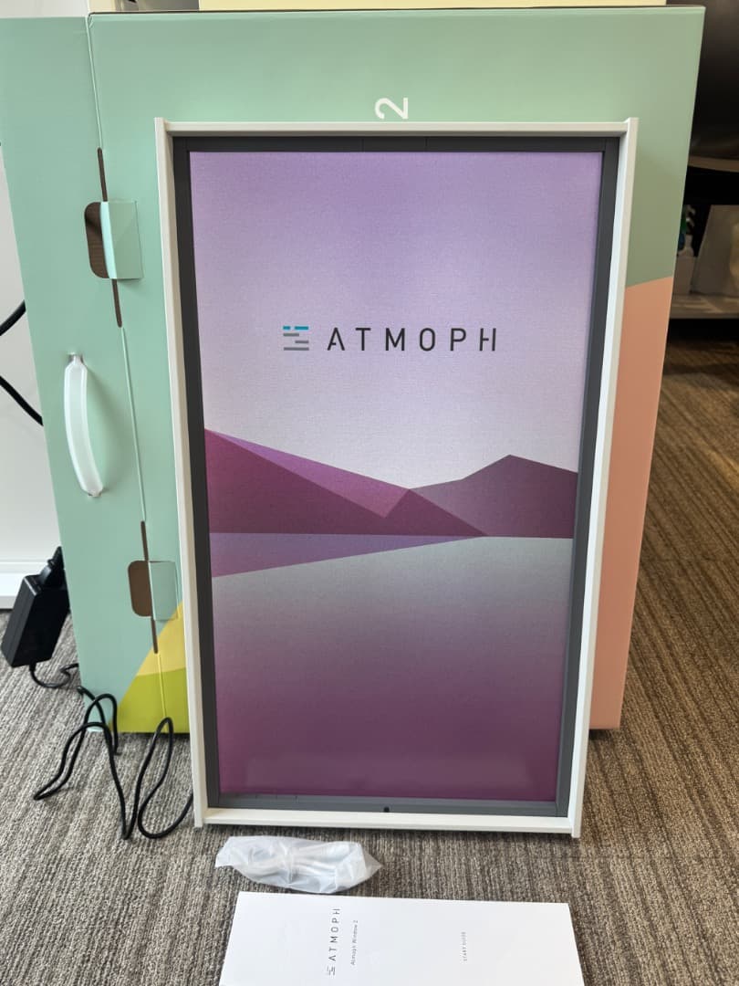 Atmoph Window 2 [Basic] 白 リモコン付 アトモフ中古美品