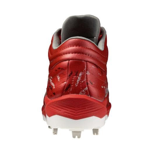 Mizuno レッド スパイクシューズ