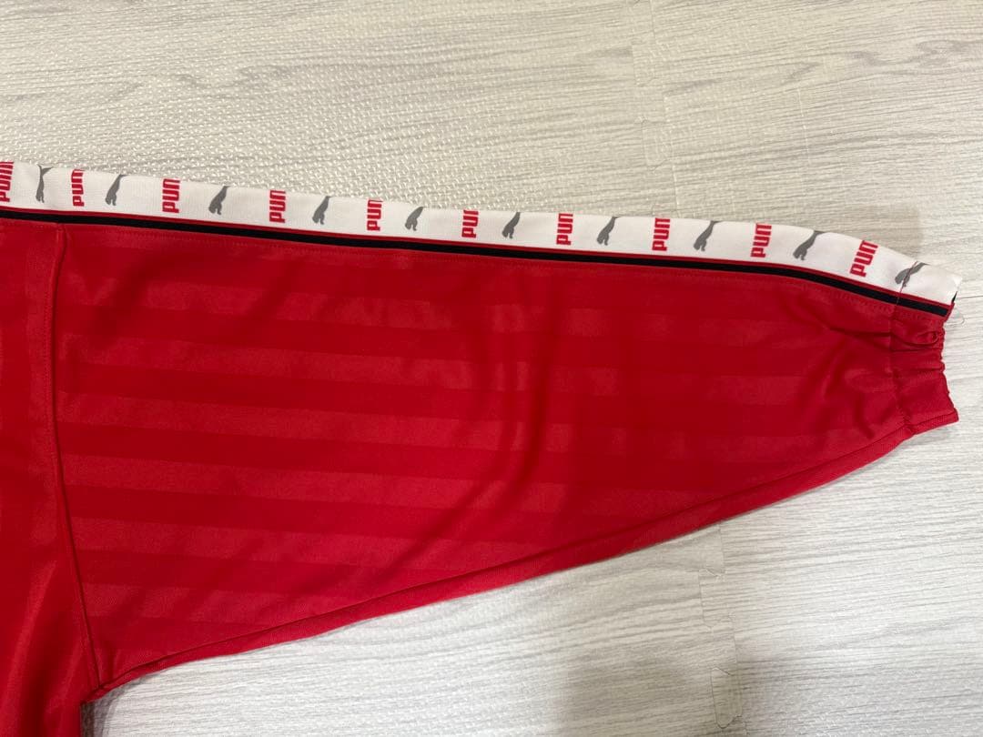 【新品未使用】PUMA プーマ M ジャージ上下セット 赤 タグ付き 送料無料