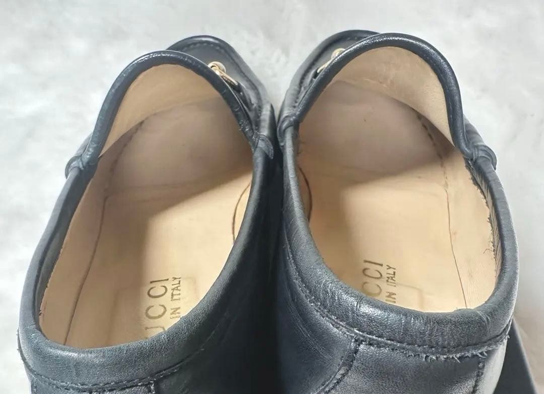 美品　グッチ　ホースビット　ローファー ブラック　35 1/2　ヴィンテージ