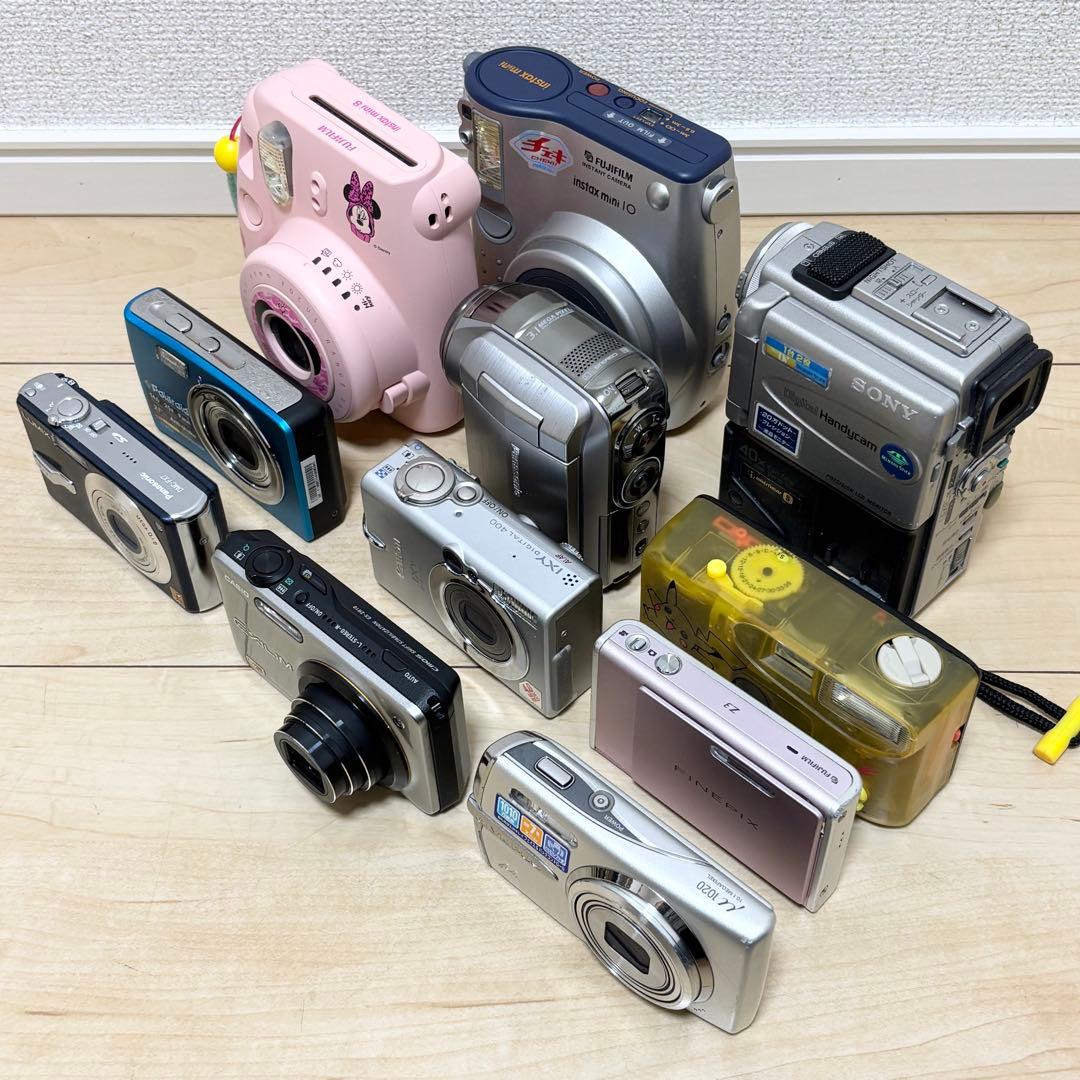 デジタルカメラ ビデオカメラ チェキ フィルムカメラ 11台まとめ ジャンク