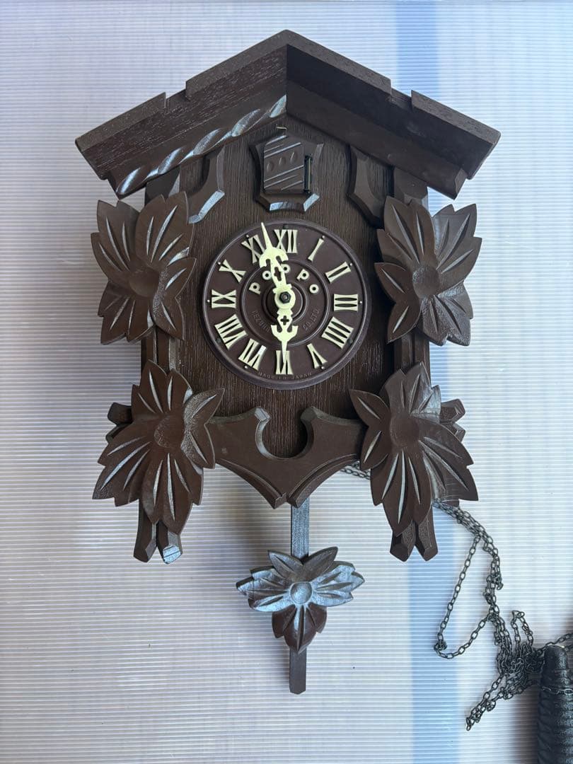 POPPO 手塚時計製鳩時計 振り子時計 掛時計 柱時計 時計 壁飾り