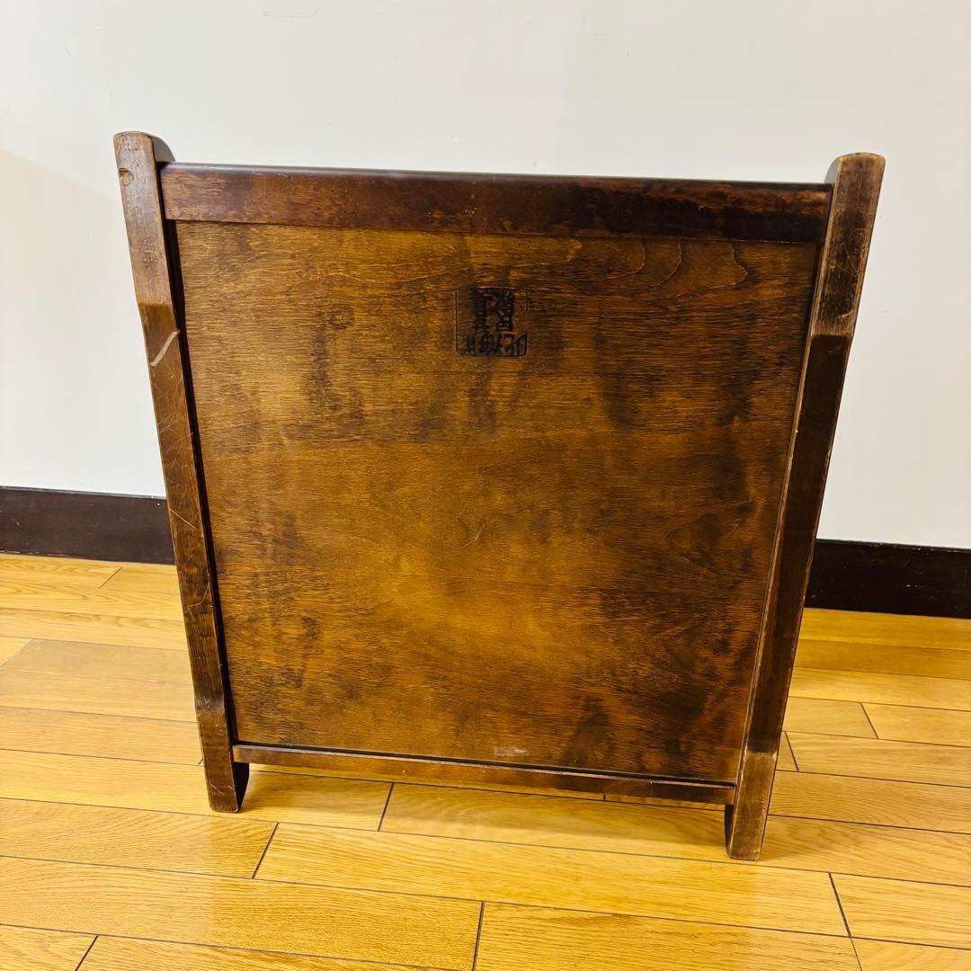 【希少品】北海道民芸家具 片肘付き座椅子 木製　送料込み