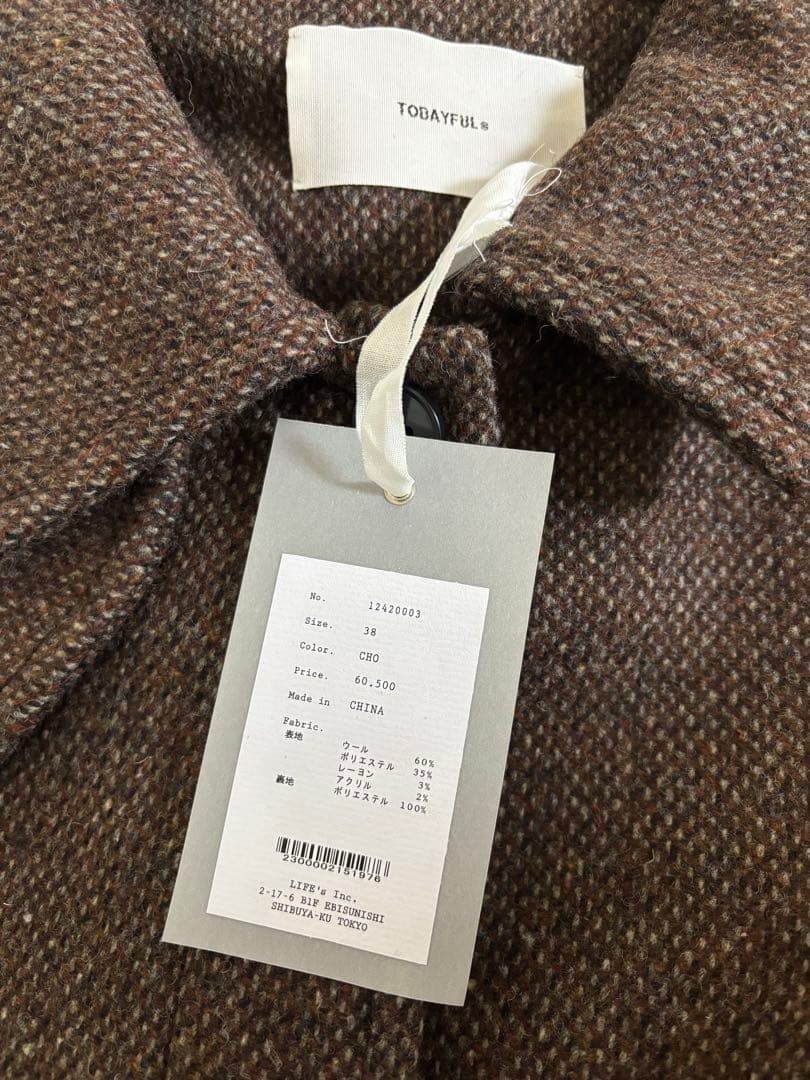 わ*ち様 todayful Mixwool Raglan Coat