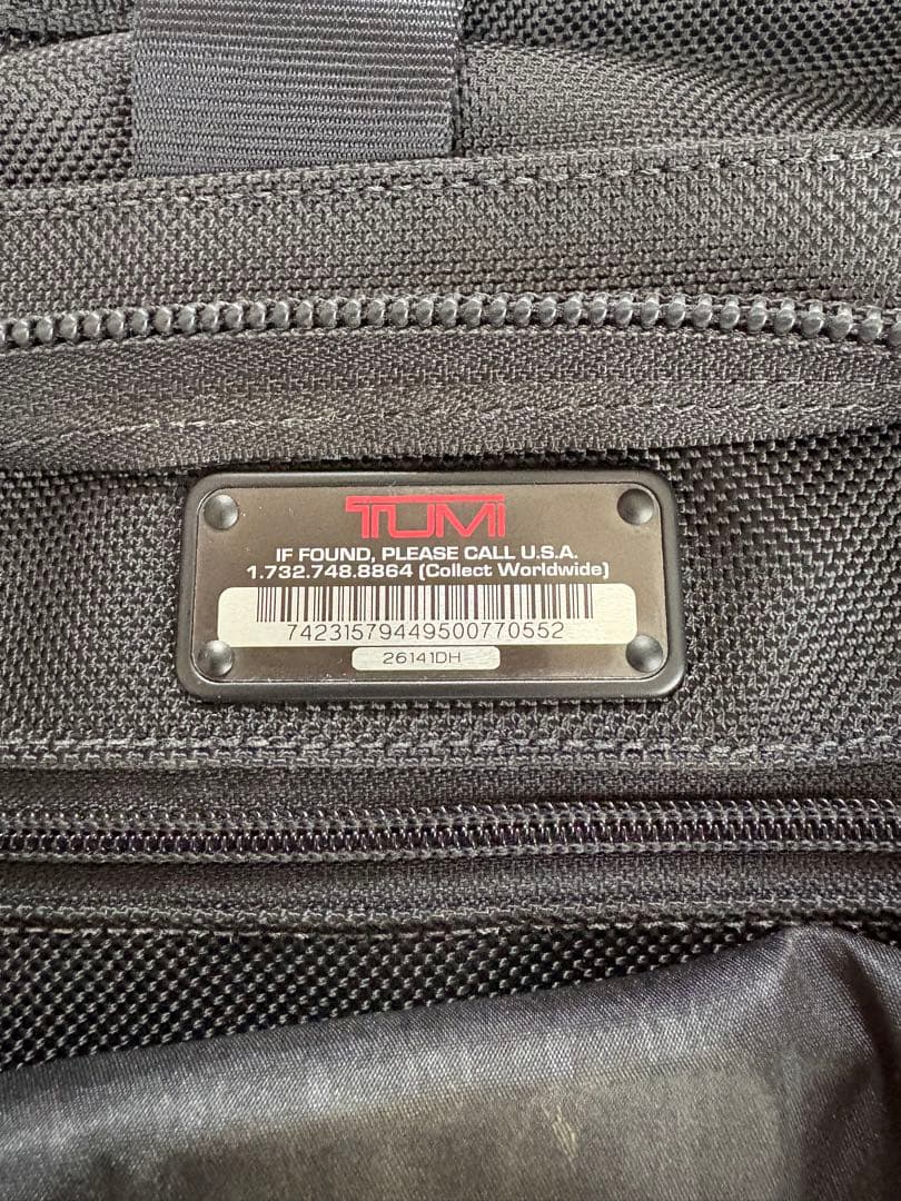 美品TUMIビジネスバッグ ブラック