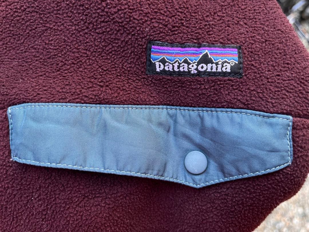 （再）Patagonia シンチラスナップT 09年ブラウンｘグリーン（カーキ）