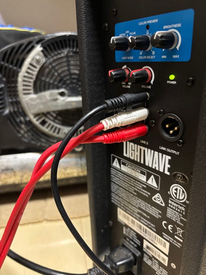 スピーカー Numark Lightwave マーク・ライトウェーブ LED搭載