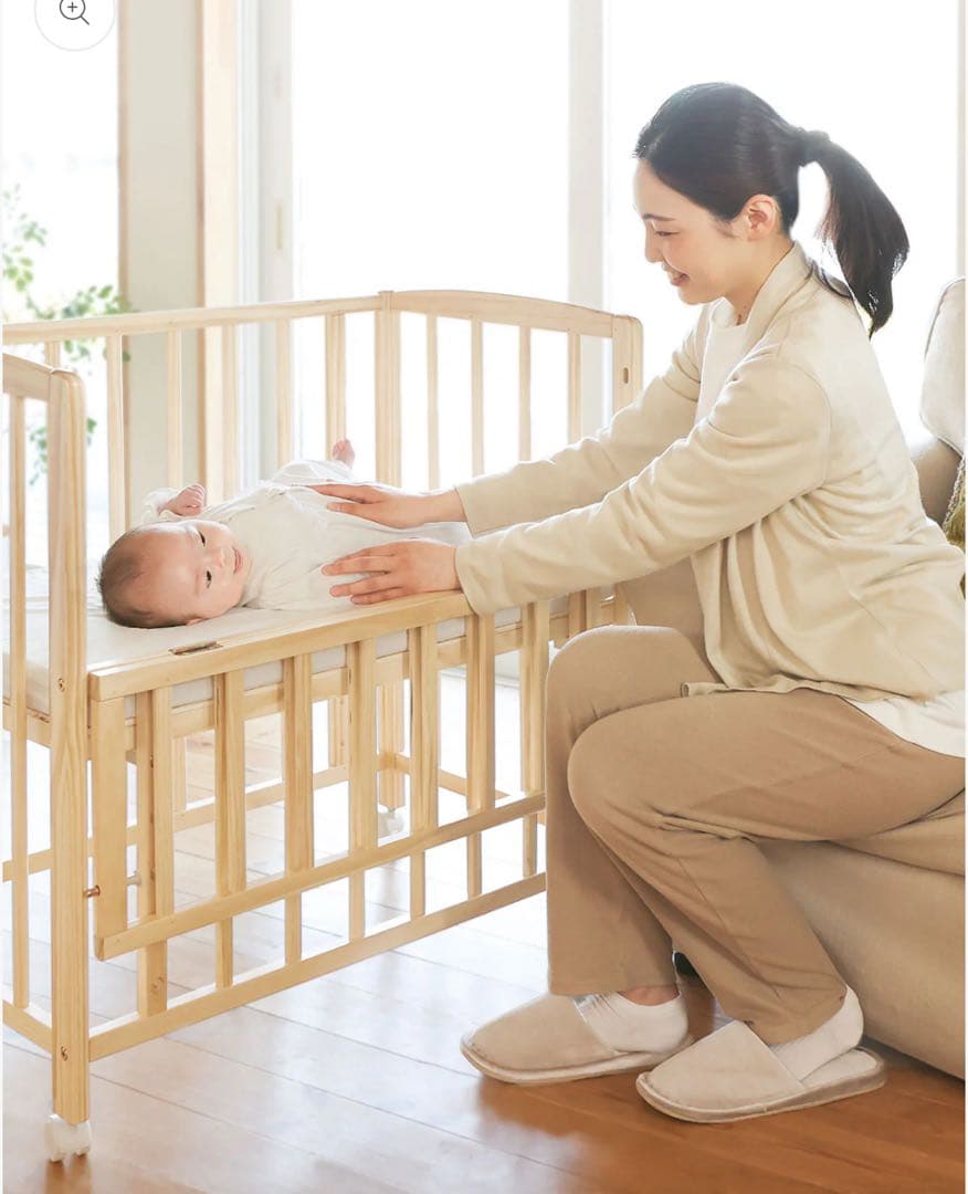 yamatoya リビングコット　ベビーベッド　大和屋　防水シーツ　セット