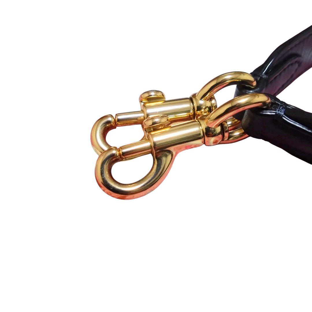 極美品 コーチ 2way ネイビー ショルダーバッグ クリオ23 C5688