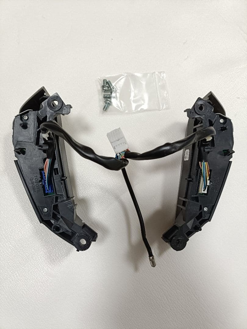 【LED打ち替え品】20ヴェルファイアアルファードステアリングスイッチホワイト白