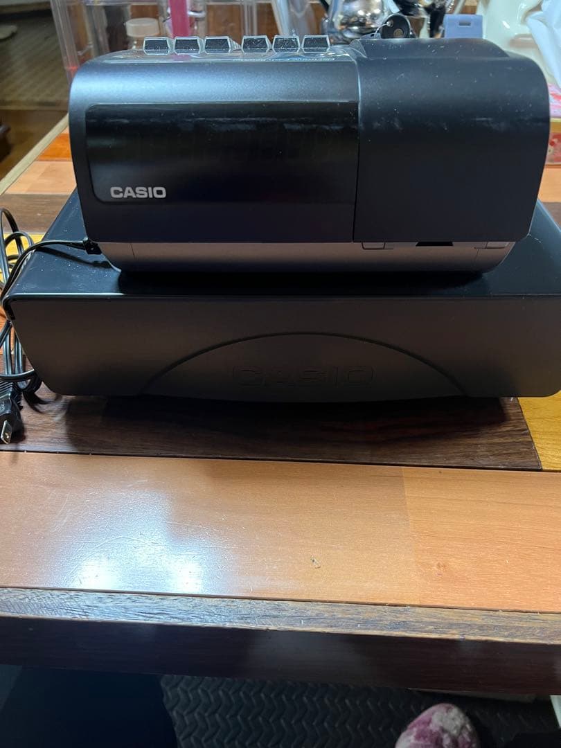 CASIO TE-309 レジスター，付属品あり