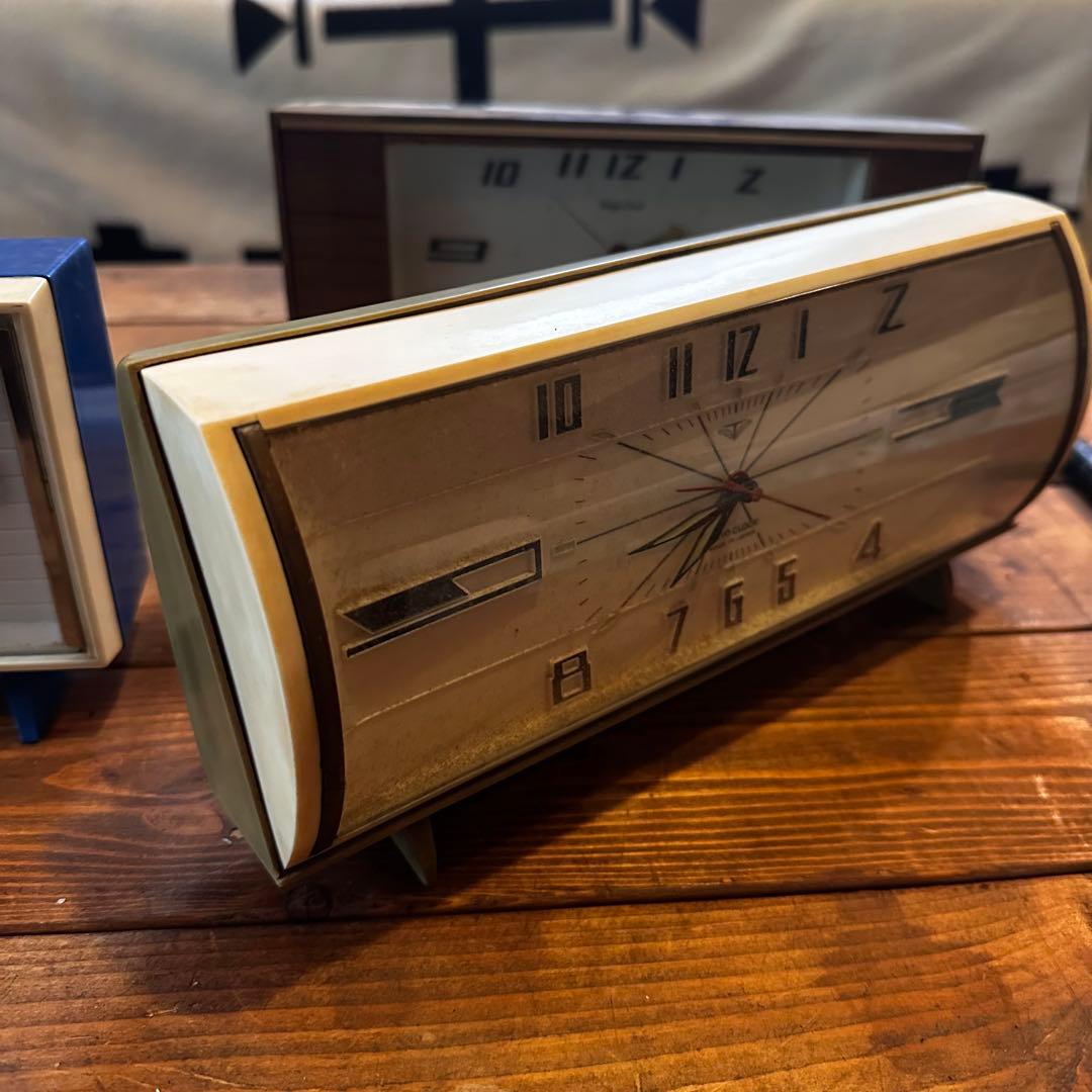 昭和レトロ　置き時計　時計　3台　ジャンク扱いです