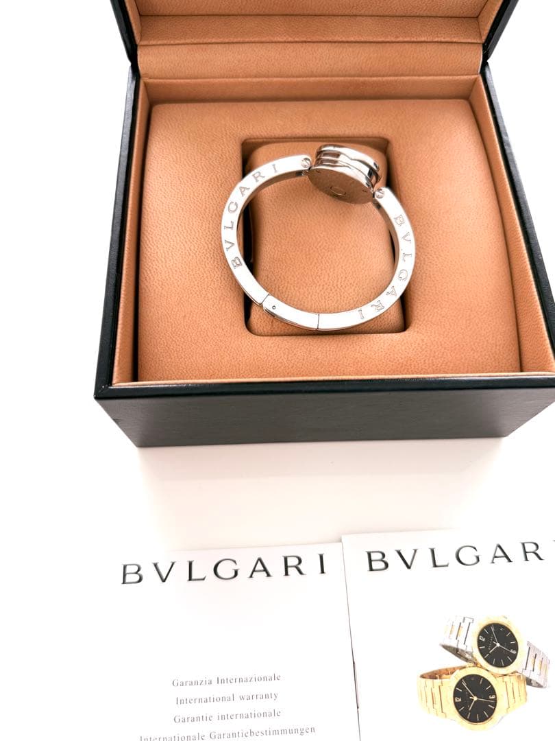 【保証書付/日本正規直営店購入】BVLGARI B.zero1 ブラックダイヤル