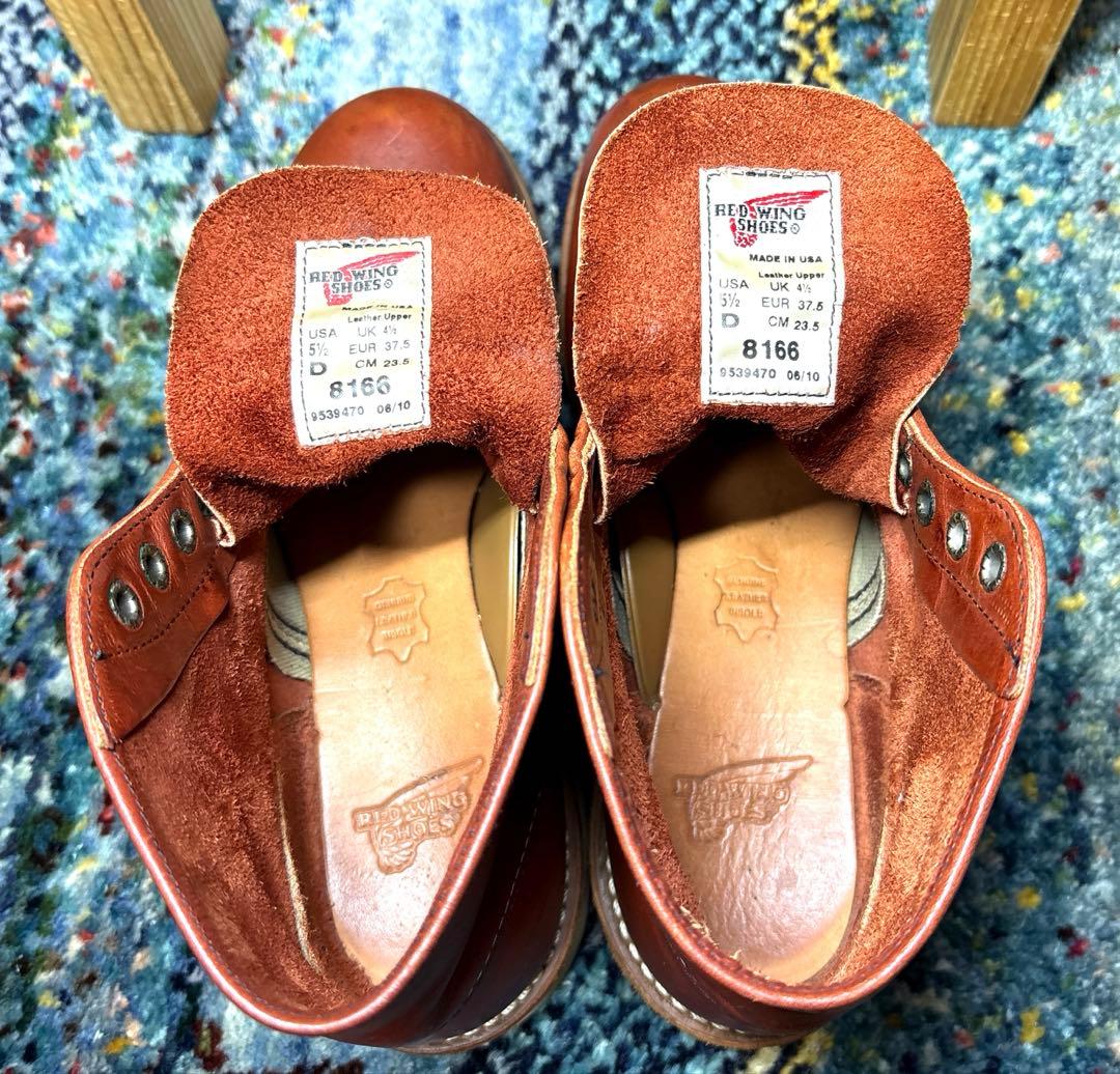 RED WING 8166 US5.5D プレーントゥ クラシックラウンド