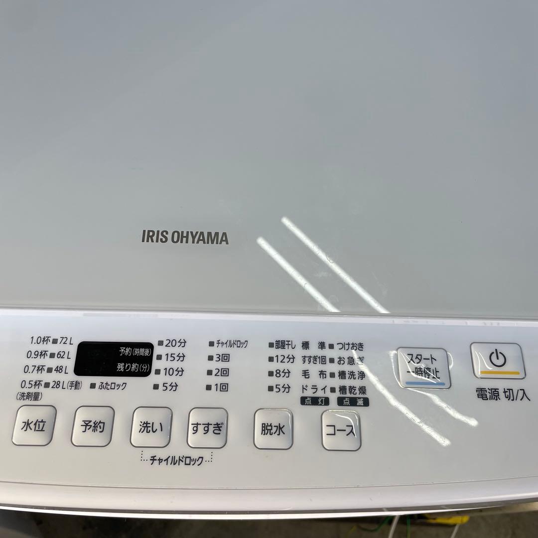 アイリスオーヤマ 洗濯機 PAW-101E 24年製 IRIS OHYAMA 白