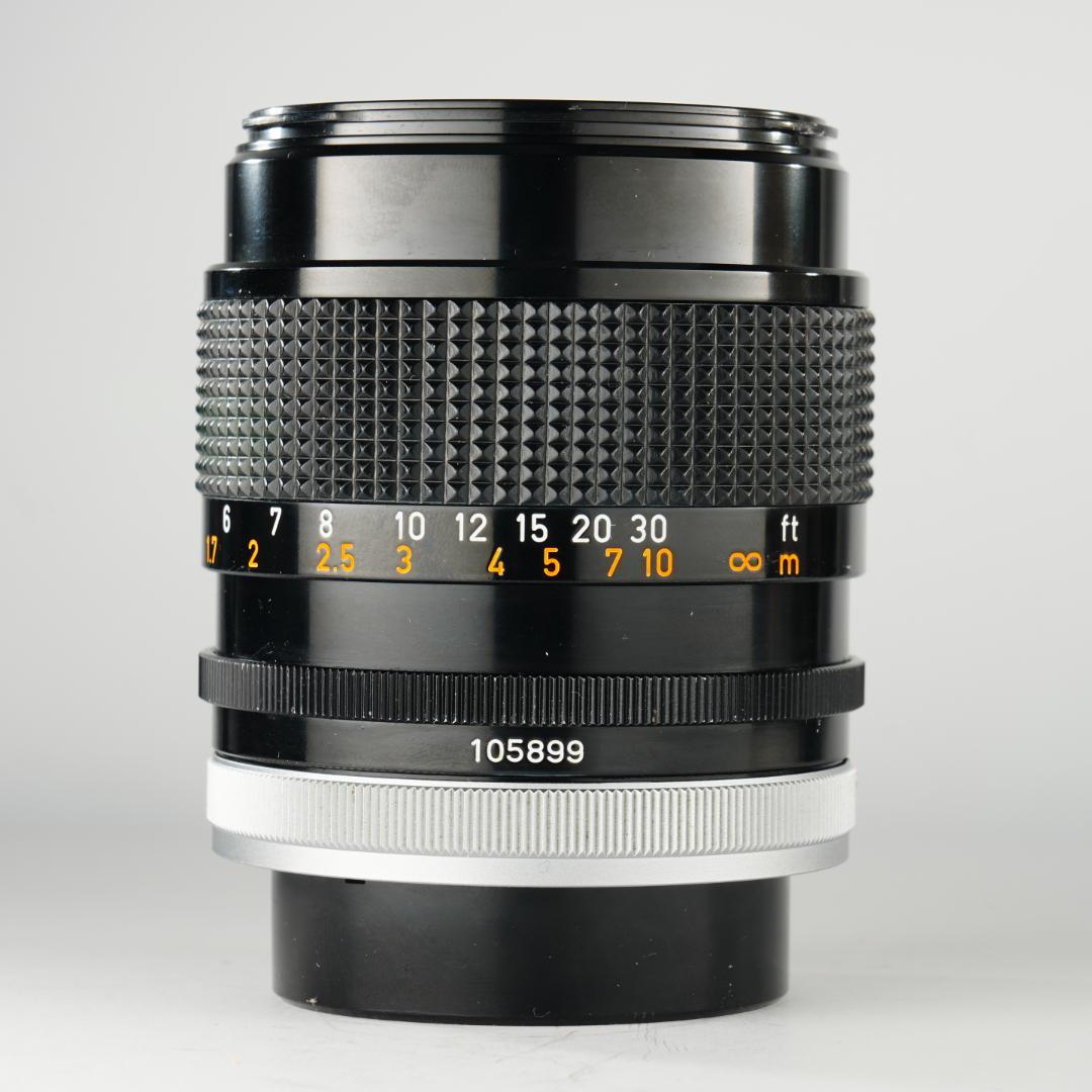 【Lレンズ級】Canon FD 100mm F2.8 S.S.C 899